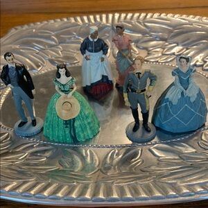 Gone With the Wind Franklin Mint Figurine Set of 6
